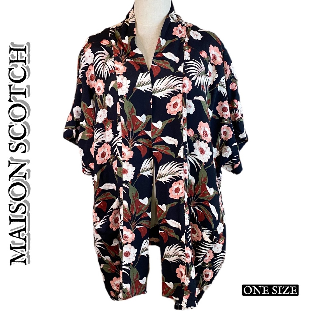 Maison Scotch Acapulco Open Kimono One Size